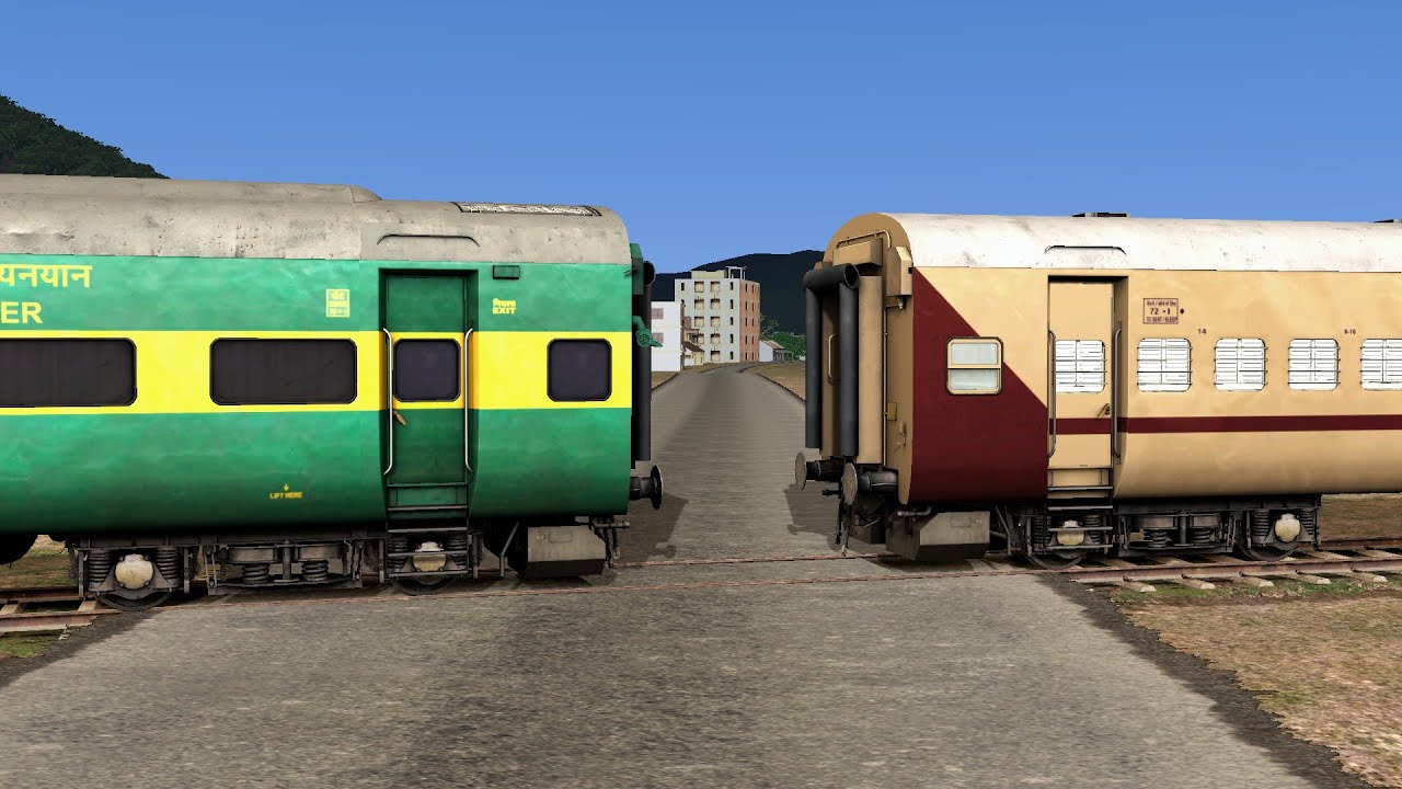 Pune WDM3D Coupling Garibrath 2AC Coaches With Utkrisht 2nd Ac Coaches | Indian Railways