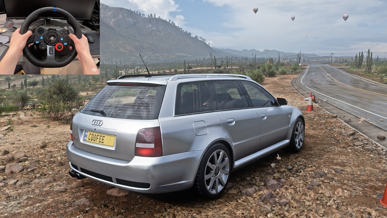 Audi RS 4 Avant Forza Horizon 5 | Logitech G29 Steering Wheel gameplay