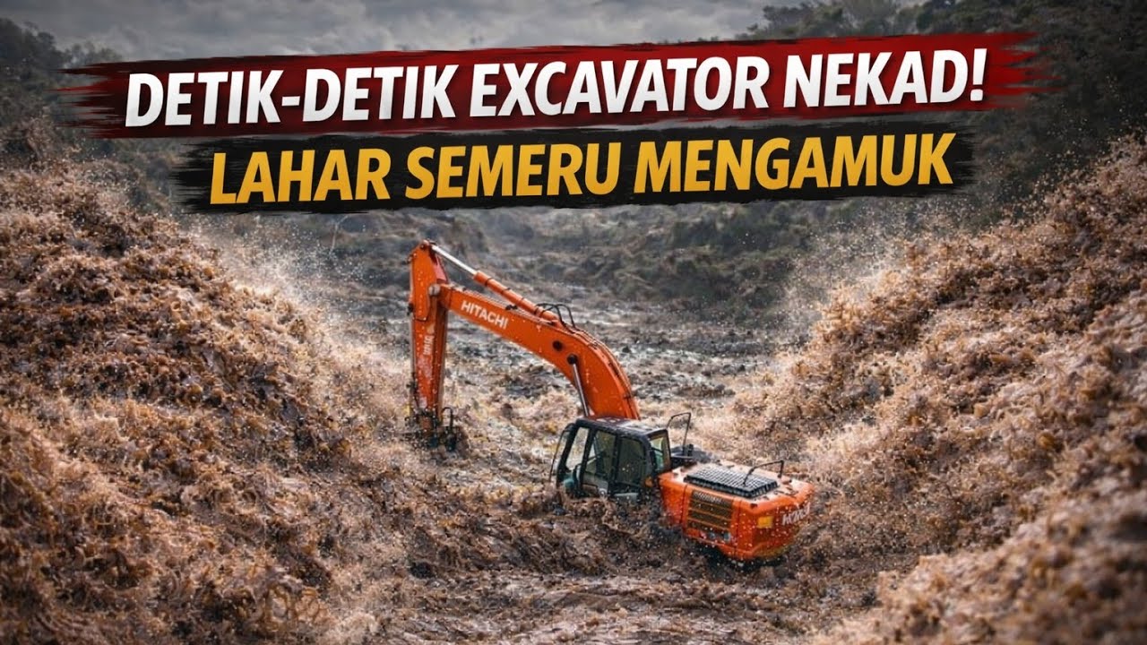 NGERI.! MENIT² BANJIR LAHAR SEMERU DATANG LAGI HARI INI