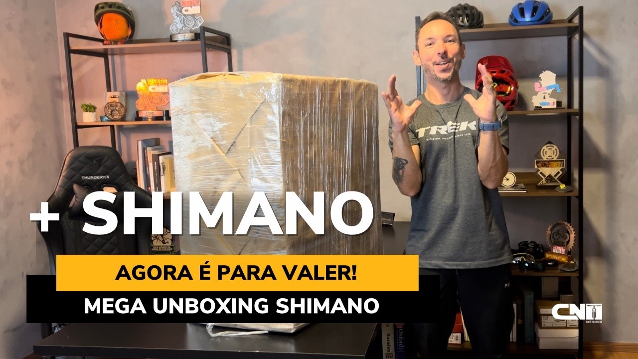 Mega Unboxing Shimano Café na Trilha
