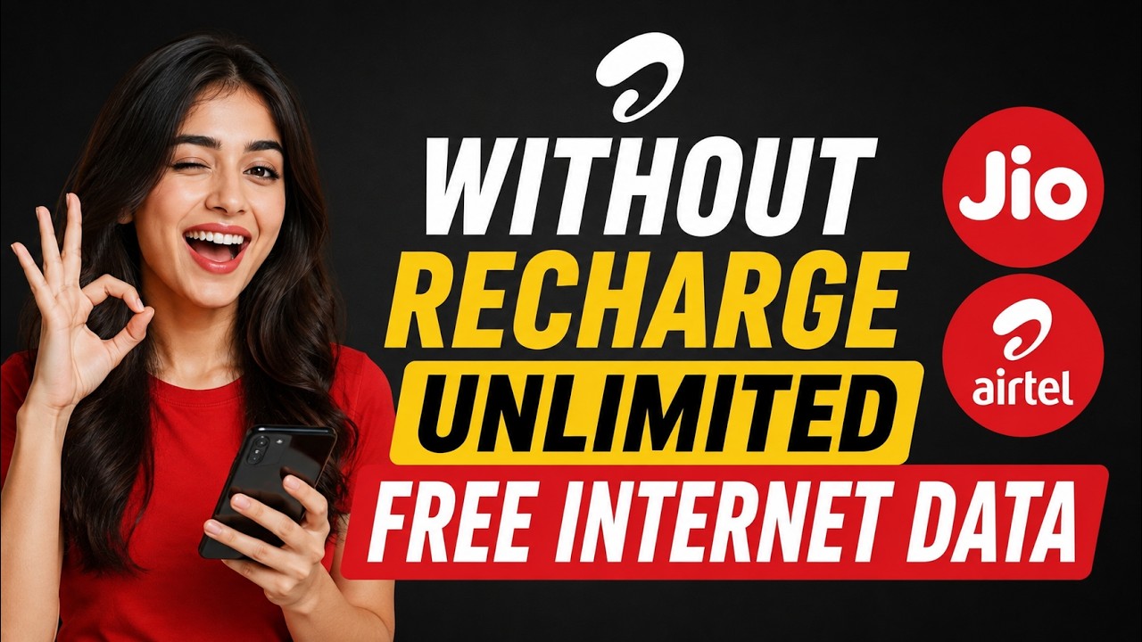 JIO - AIRTEL UNLIMITED FREE INTERNET DATA WITHOUT RECHARGE | Dark Tunnel Config new File 2026