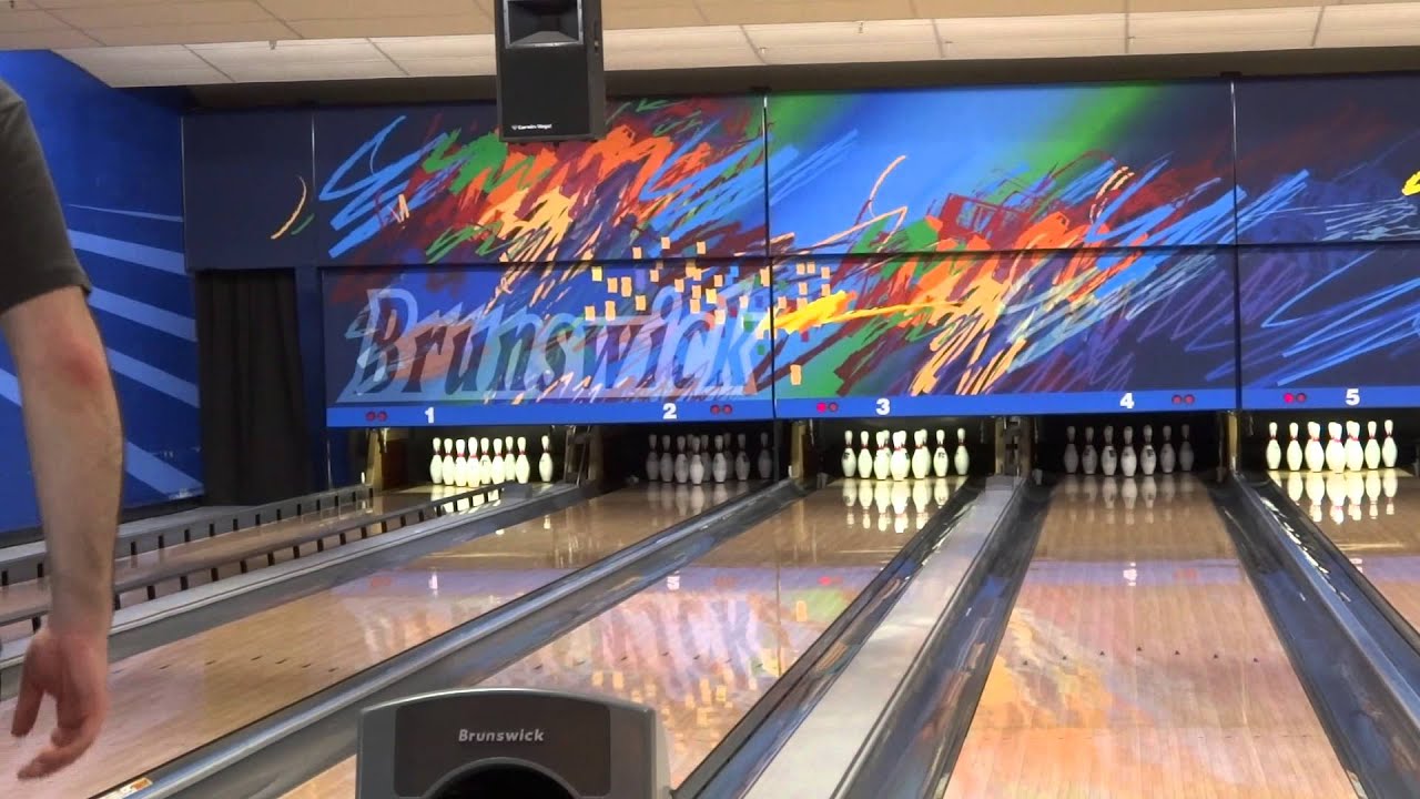 Me vs. Bowler4Ever at Brunswick Zone in Lowell, MA (From 4/28/13) Part 1