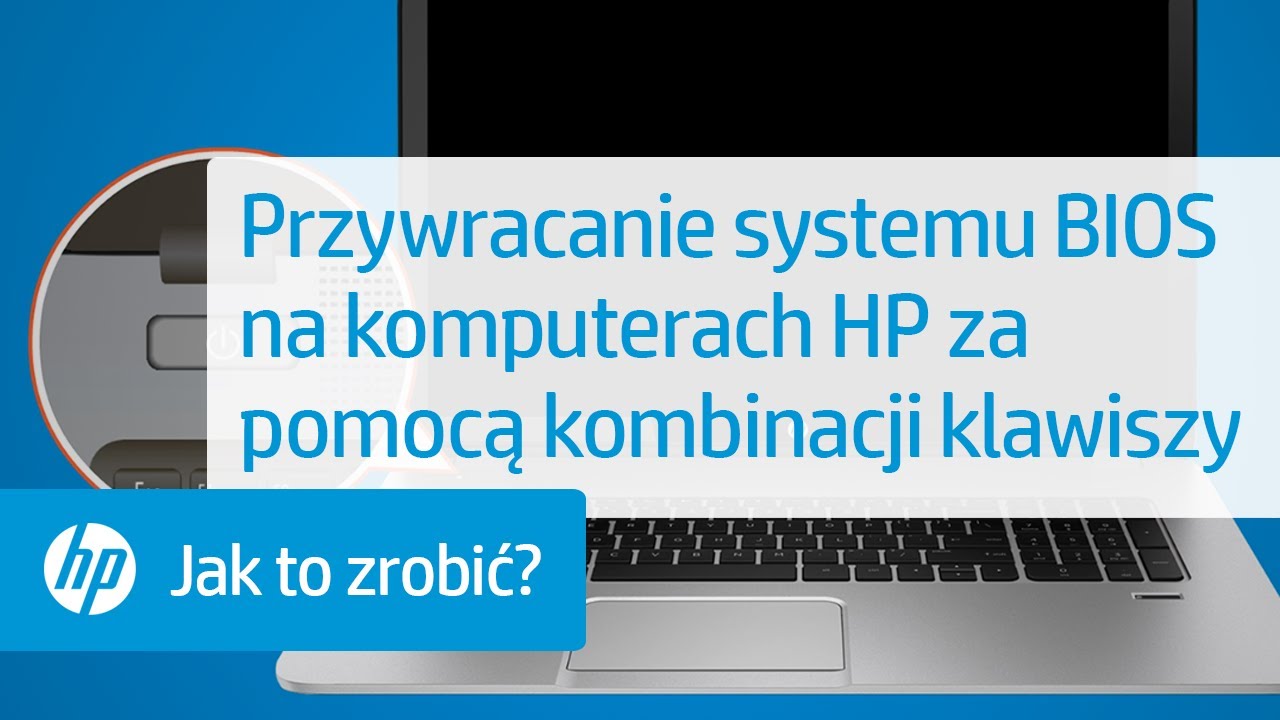 Przywracanie systemu BIOS na komputerach HP za pomocą kombinacji klawiszy | HP Support