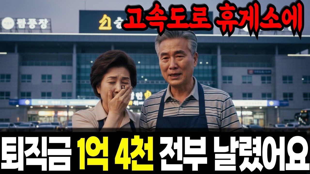 고속도로 휴게소 몰락의 진실..비싸고 맛없는 음식 때문에 매출급감한 이유..퇴직금 1억 4천이 증발했다 |노후자금사연 | 인생사연 |시니어오디오 |