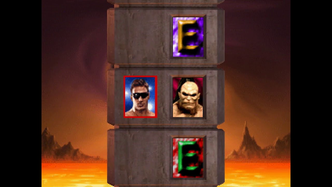 Mortal Kombat Trilogy Sega Saturn (NTSC Version) - Johnny Cage Playthrough