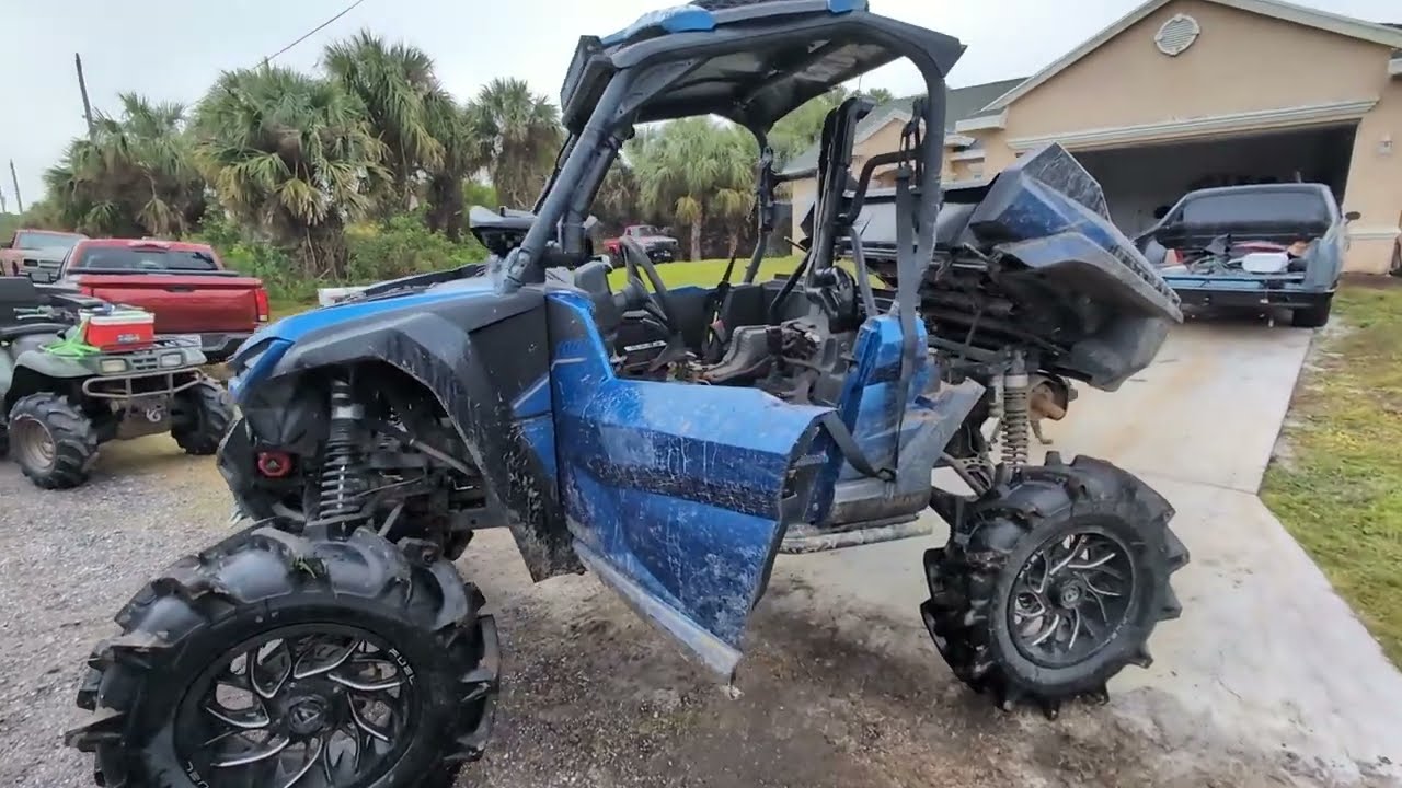 WTF! Worst RMAX Snorkel Job Ever! Shows how tough a Yamaha belt is!