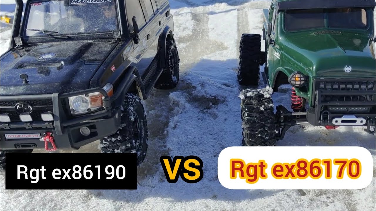 Битва внедорожников! Rgt ex86190 Toyota Land Cruiser-70 vs Rgt ex86170 Challenger