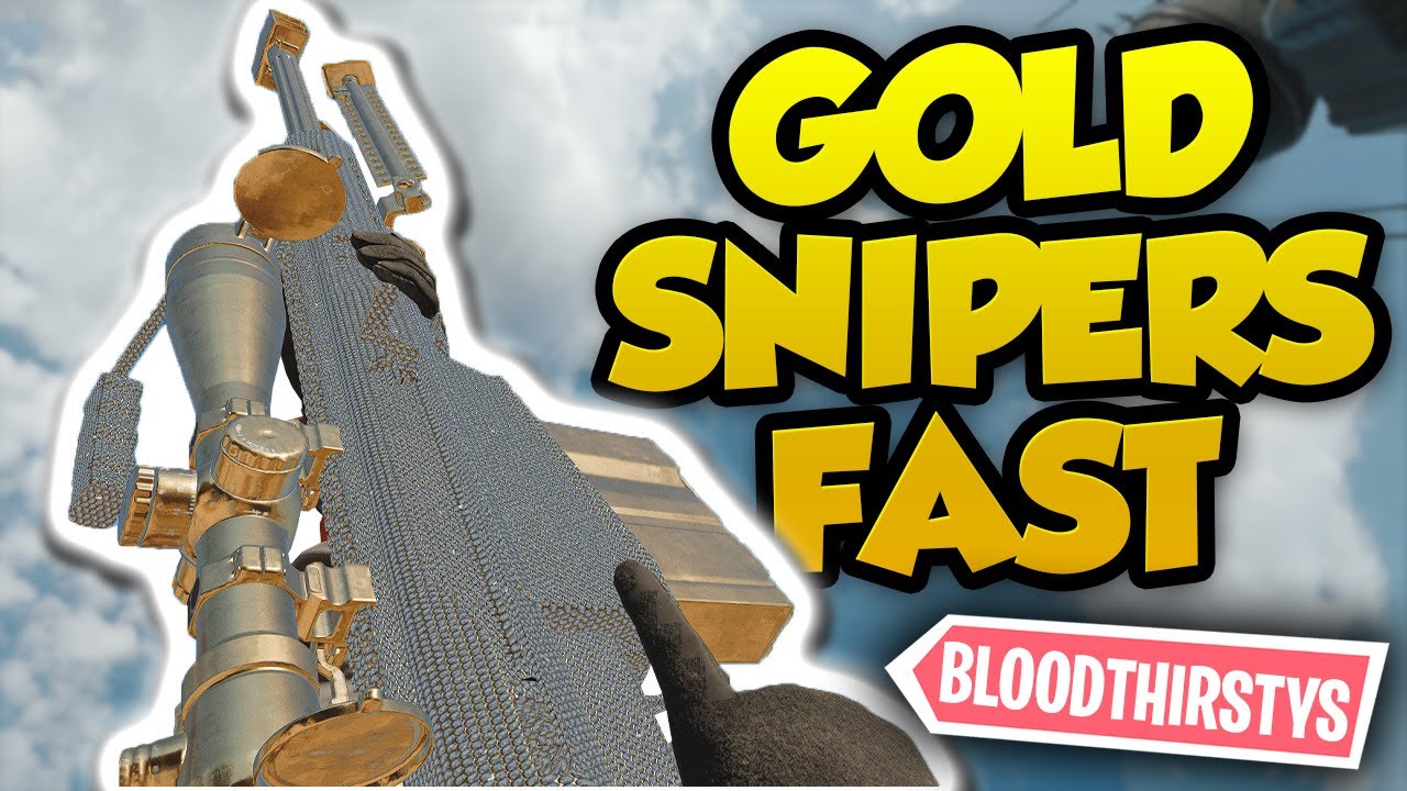 Easy Sniper BLOODTHIRSTYS! Easy Gold Snipers Cold War Tips & Tricks!