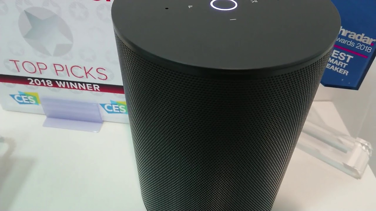 LG WK7 ThinkQ smart speaker by Meridian