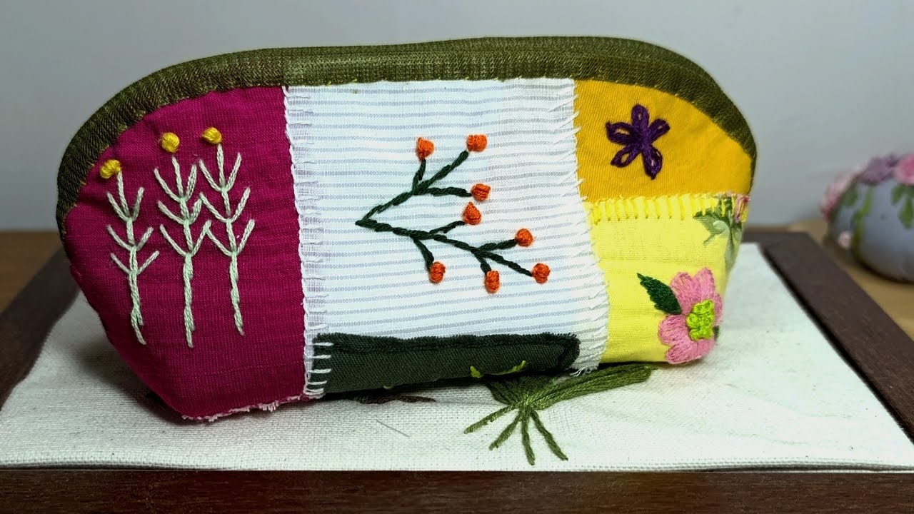 How I Mixed Embroidery and Patchwork to Make This Bag