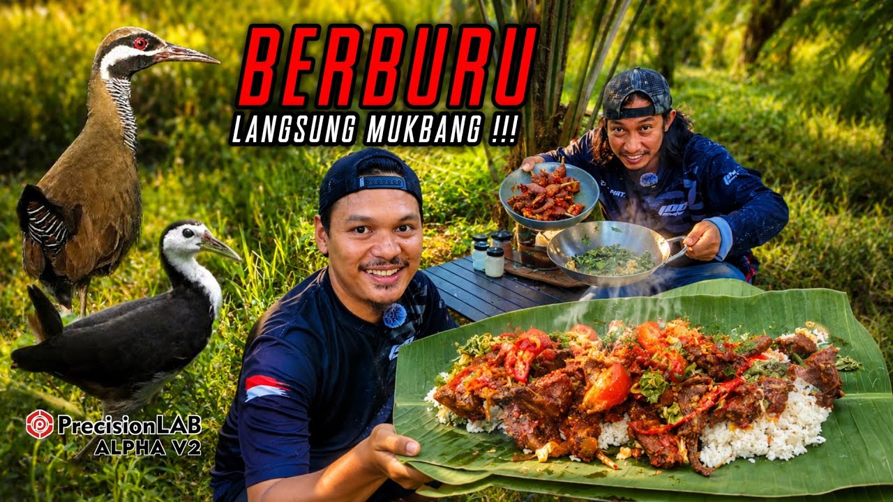 PEDAS NIKMAT‼️DAGING BURUNG GORENG SAMBAL TOMAT PEDAS‼️BERBURU BURUNG RUAK RUAK, WERIS DAN SINTAR‼️