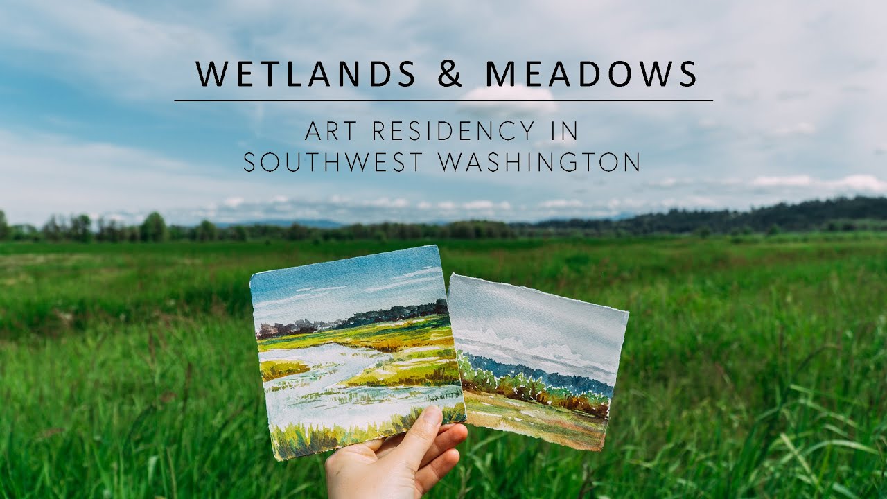 Wetlands and Meadows Painting Adventures - Art Residency in Ridgefield, Washington