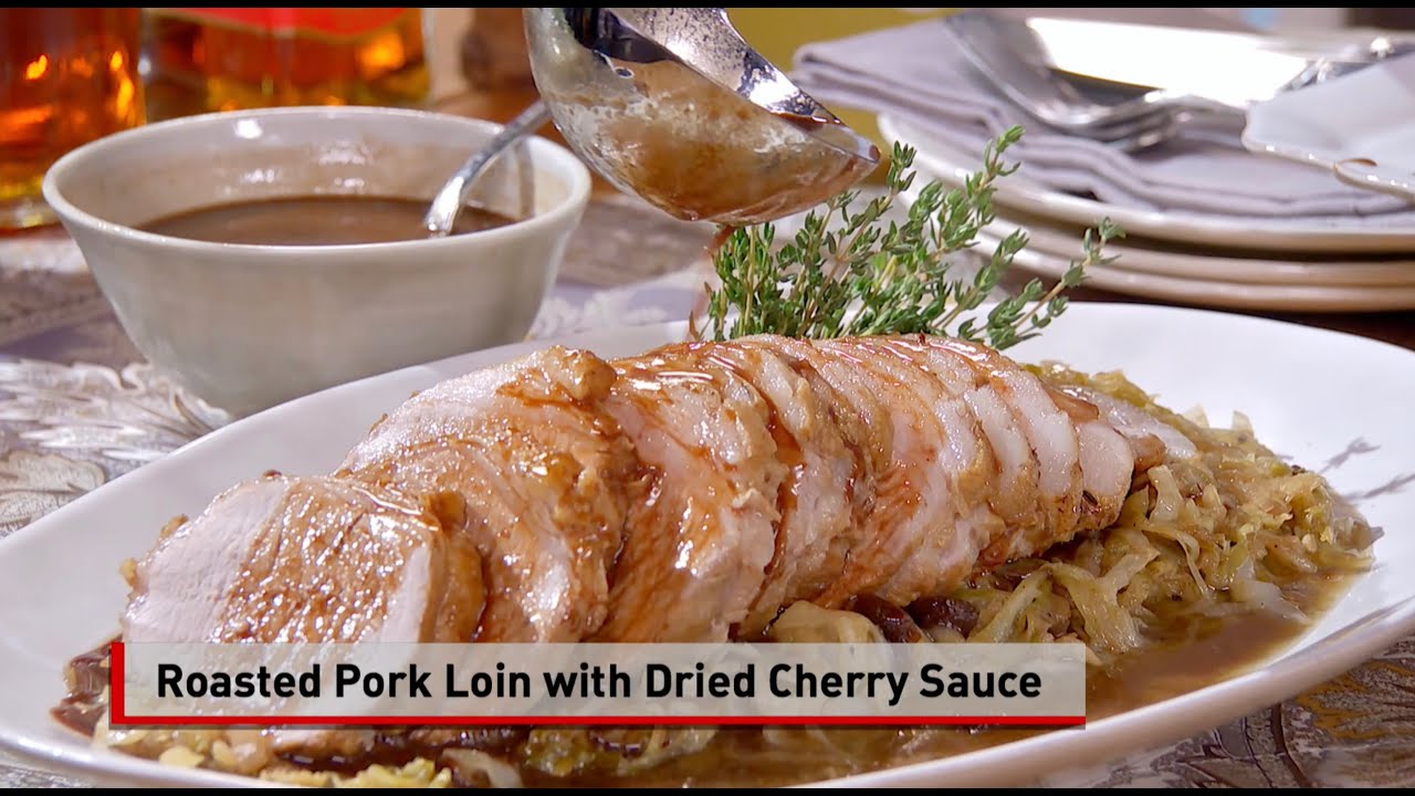 Roasted Pork in Dried Cherry Sauce