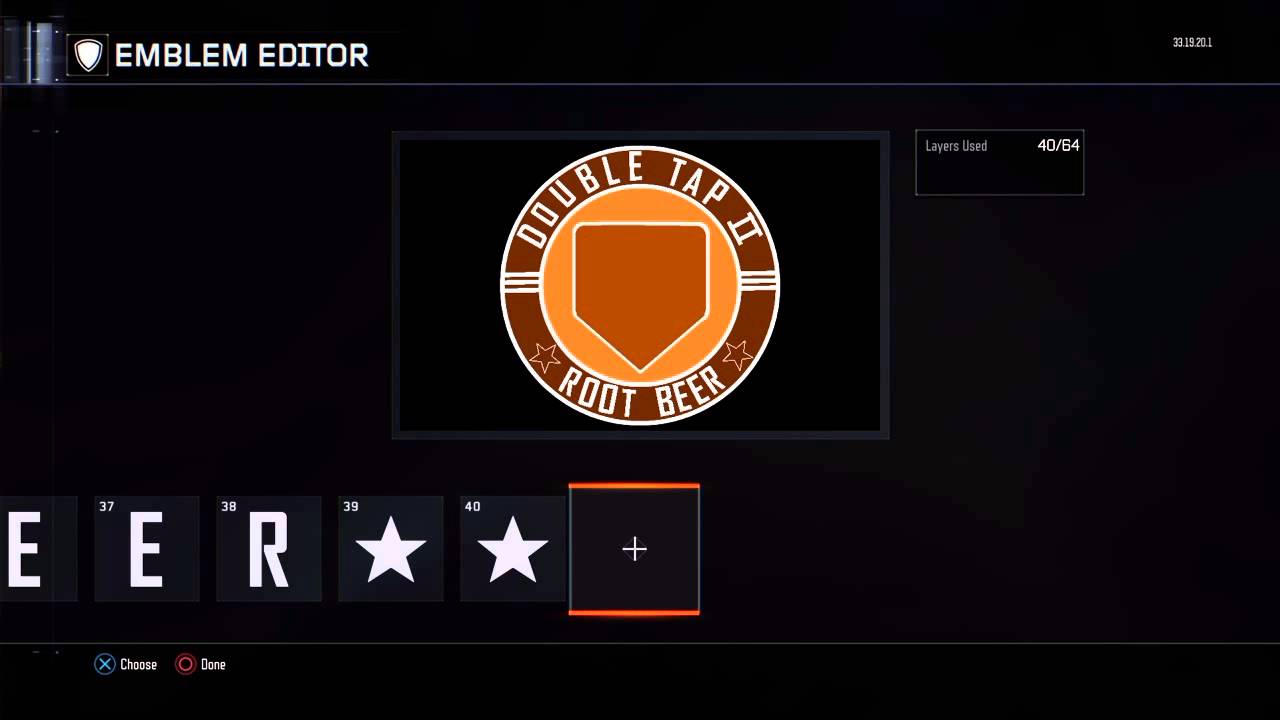 BLACK OPS 3 / HOW TO MAKE DOUBLE TAP EMBLEM