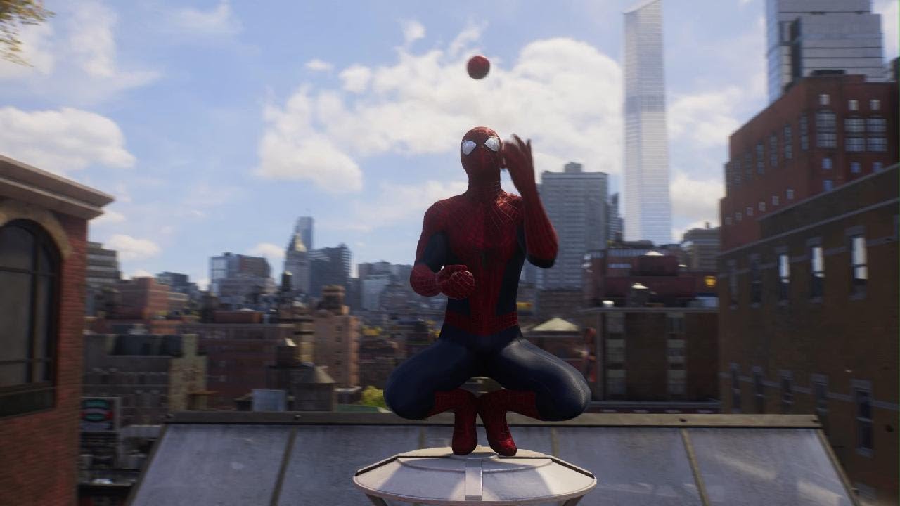 Marvel's Spider-Man 2 swinging