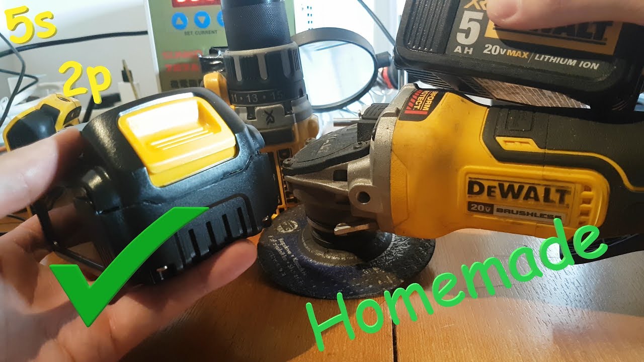 Dewalt Battery Pack Build DIY - 20v MAX - 5Ah