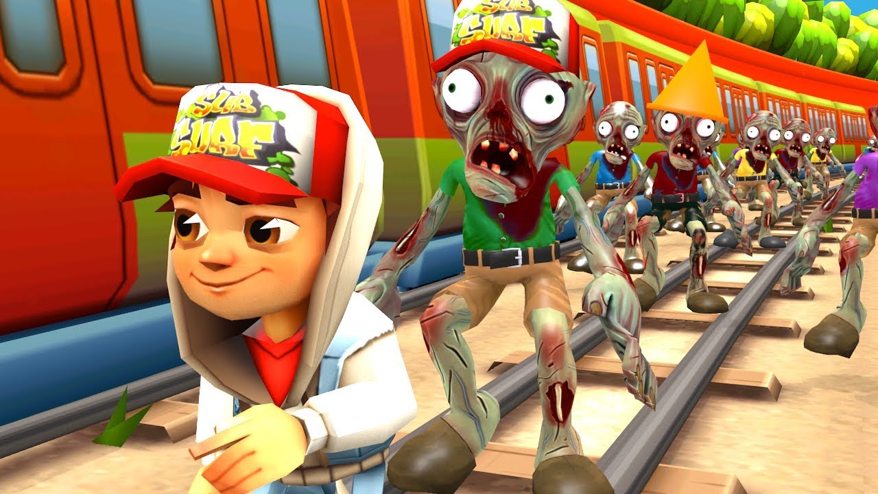 Subway Surfers vs Zombies