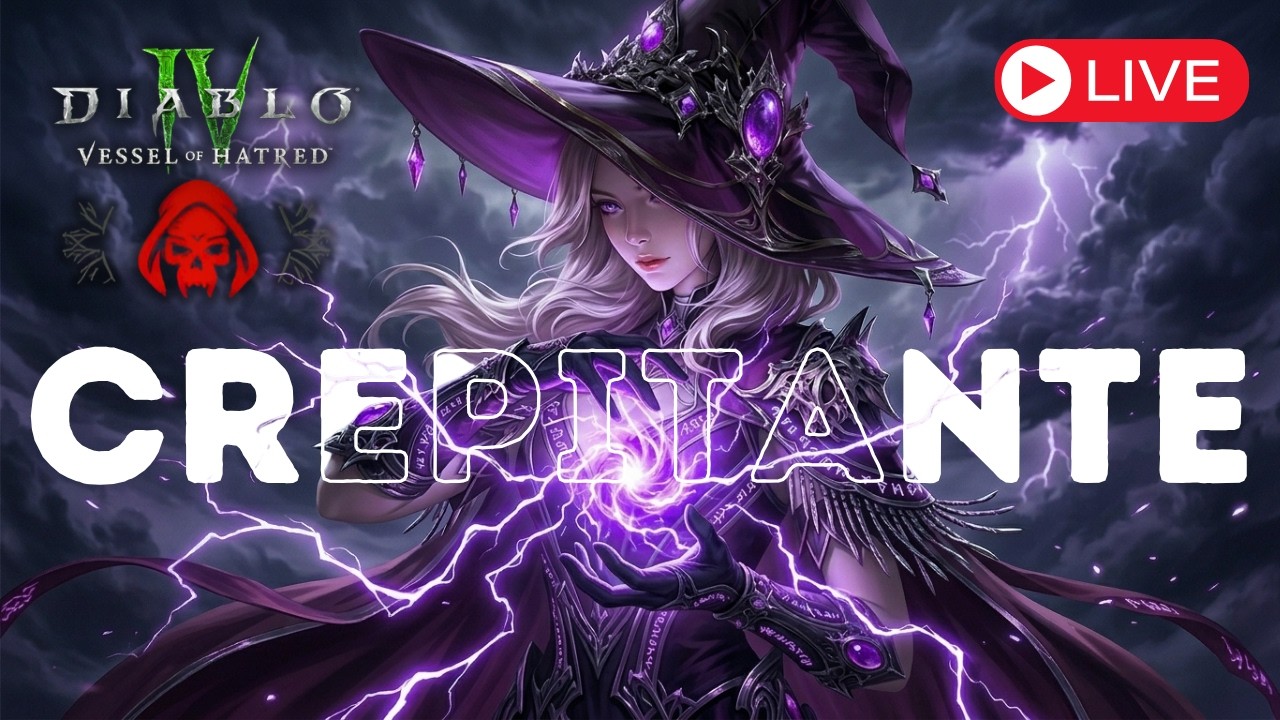 🔴 Energia Crepitante tá roubada no HARDCORE?! (Diablo 4)
