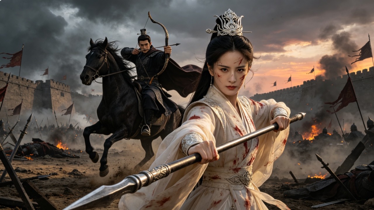 Transmigrated as a despised single princess,she joins a war god and rises as the top female official