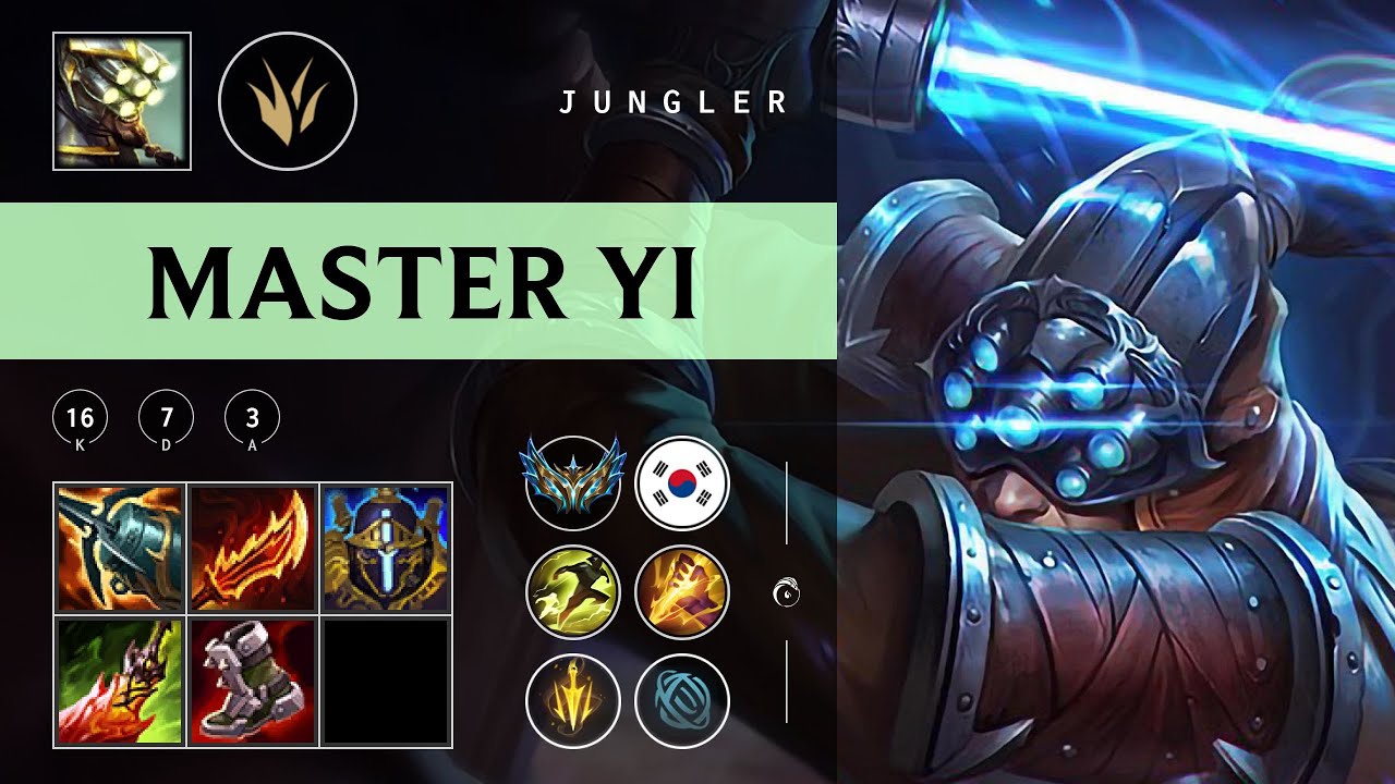 Master Yi Jungle vs Lee Sin - KR Challenger Patch 25.24