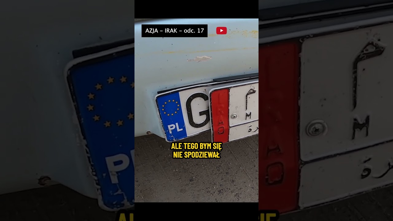 IRAK - AUTOBUSY z rejestracjami GDAŃSK i POZNAŃ 4000+ km od Polski! Podr&oacute;że zaskakują #irak #podr&oacute;że