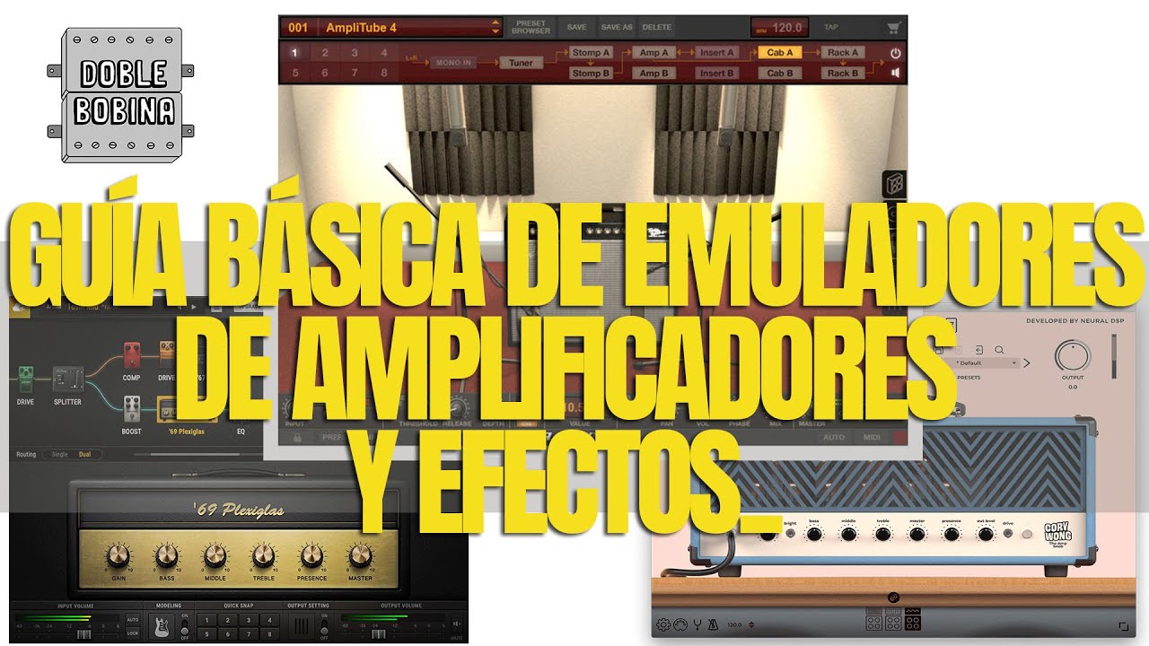 Guía básica de emuladores de amplificadores y efectos.
