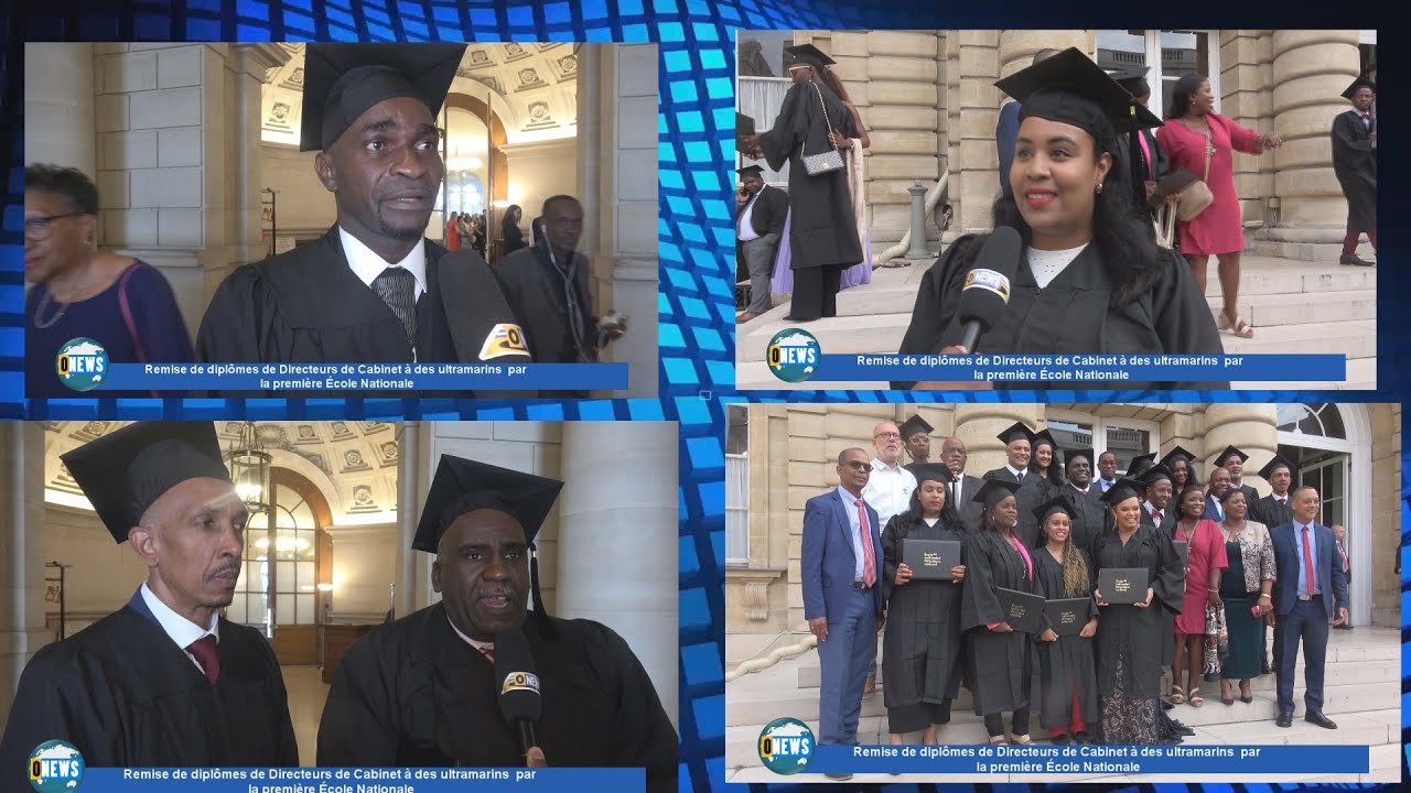 Onews Paris. Remise de diplômes de Directeurs de cabinet à des ultramarins par l École Nationale
