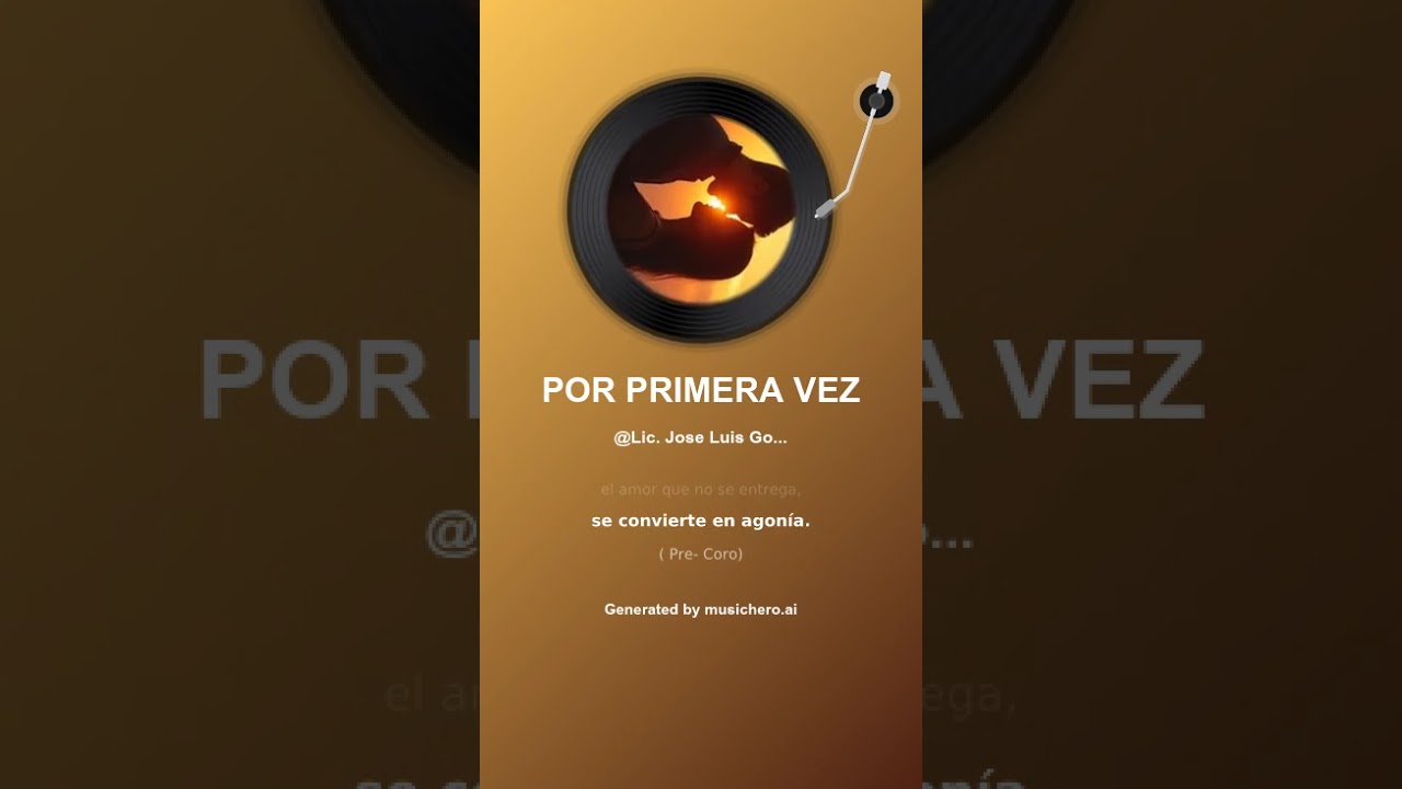 POR PRIMERA VEZ