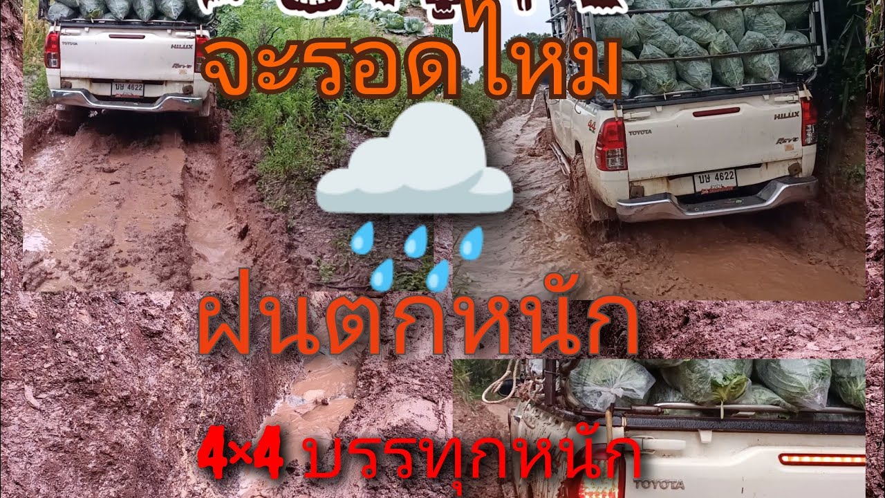 4×4บรรทุกกะหล่ำปลี+ฝนตกหนัก [EP.19]