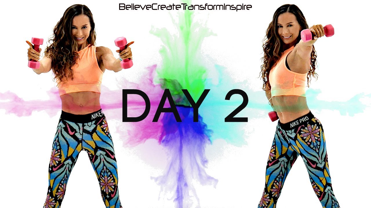 Total Body Transformation | Weight Loss Day_2 | Fit With Juliette
