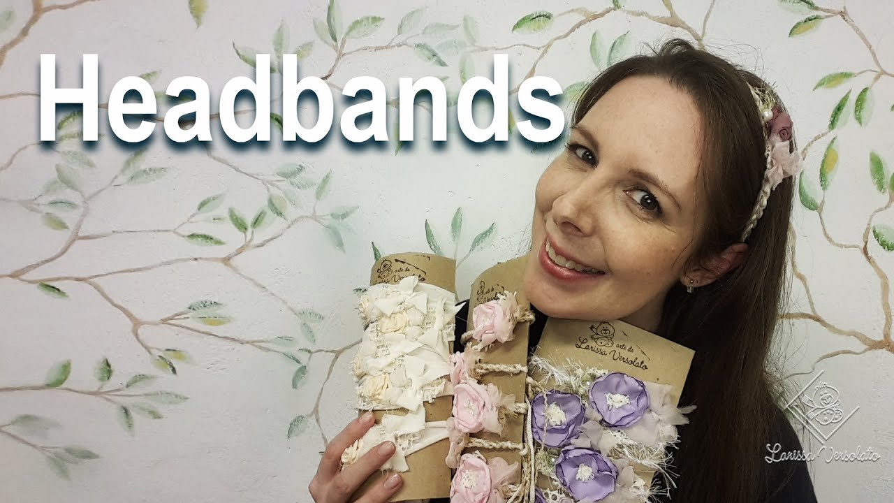 Headbands - Faixas de Cabelo Artesanal para Bebês