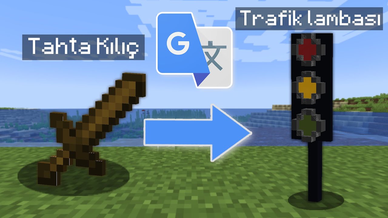 Minecraft'ta Eşyaları ÇEVİRİ İle Değiştirdim. İşte Sonuçlar
