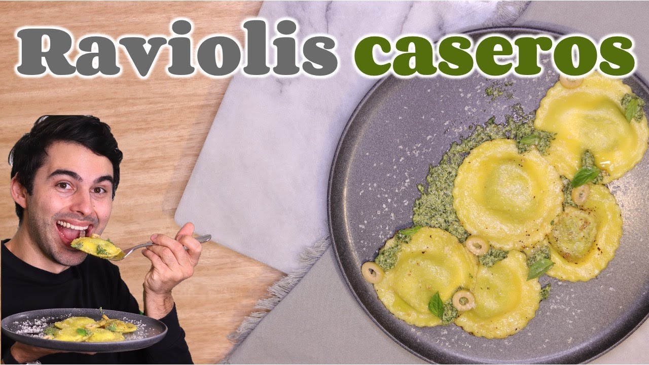 ¿Cómo hacer raviolis caseros veganos?  |  Sin máquina