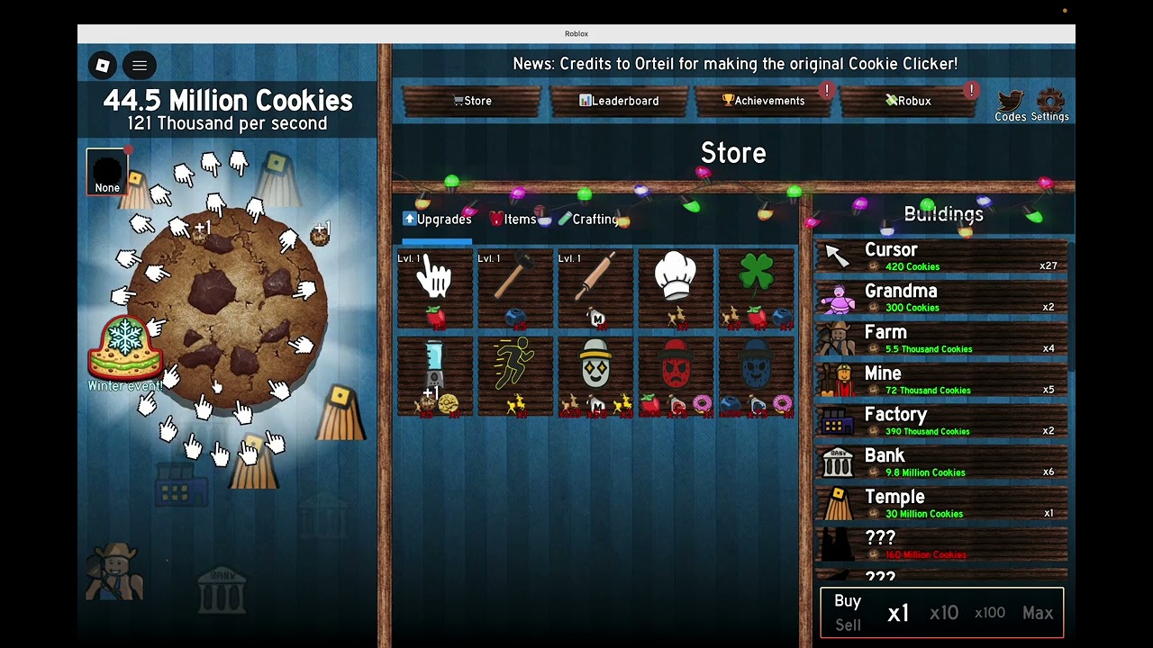 Roblox Cookie Clicker (Part 1)