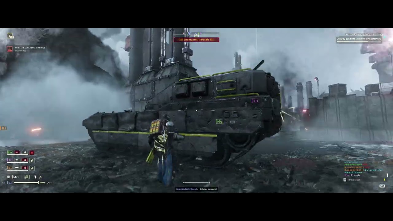 Blitz tank game with Thog - HELLDIVERS 2 (No commentary)