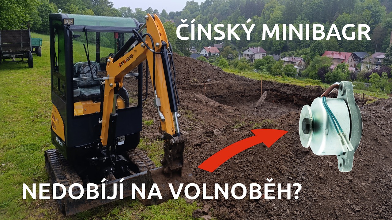 Vylepšení dobíjení na čínském minibagru | Kubota D722 (Zapnout titulky - obsahují komentář.)