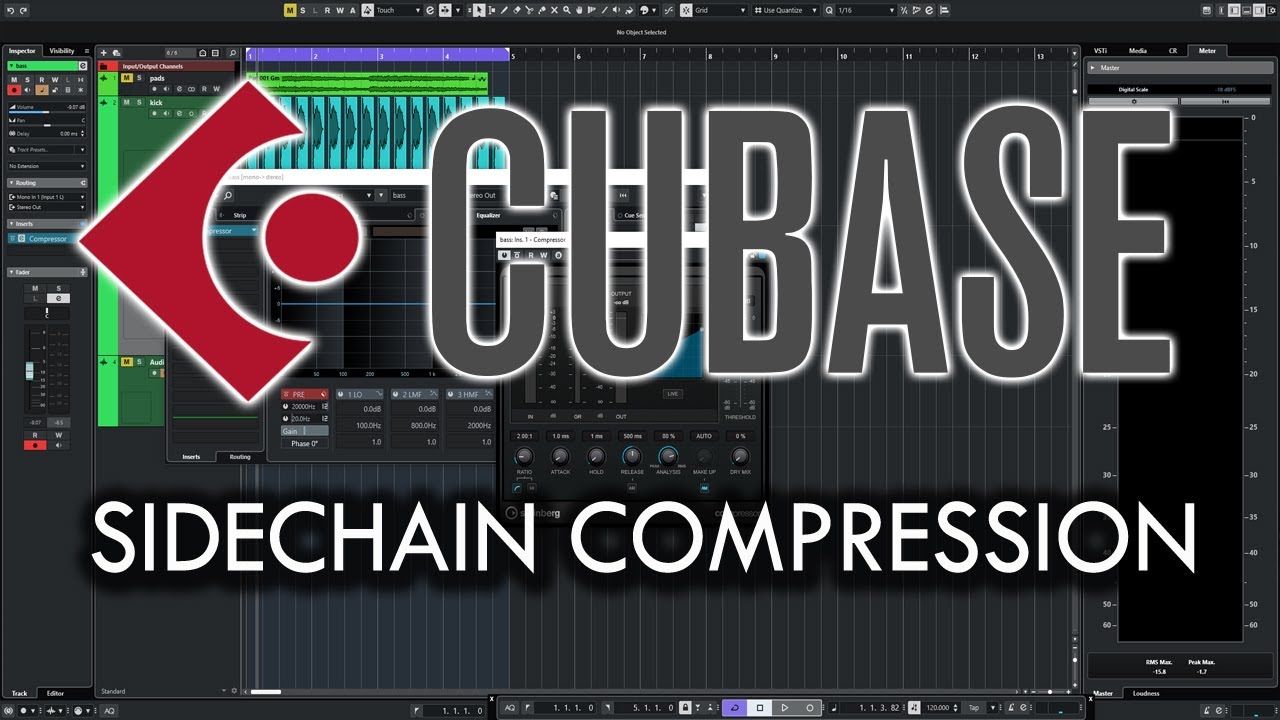 How to use SIDECHAIN COMPRESSION in Cubase l Quick & Easy l Cubase Tutorial