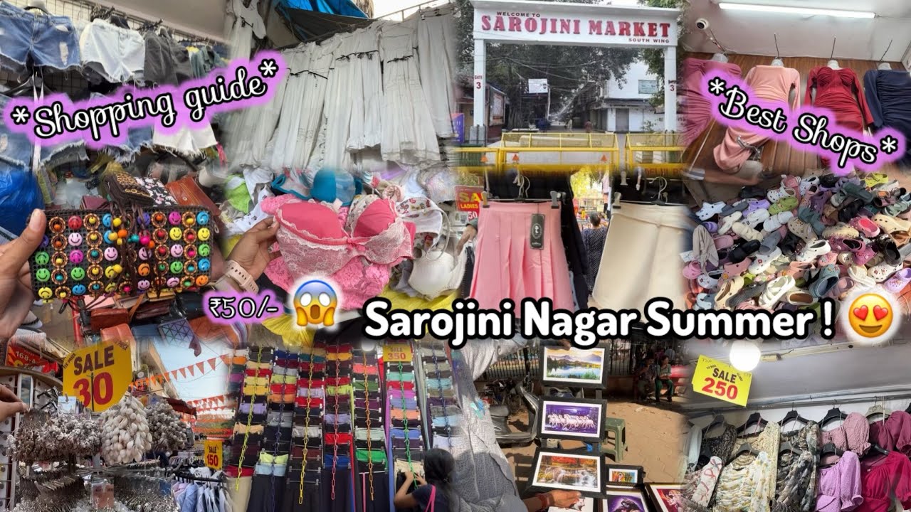 Sarojini Nagar market delhi | *SHOPPING GUIDE* | 2025 | starting : ₹10/- | Nishu Aggarwal