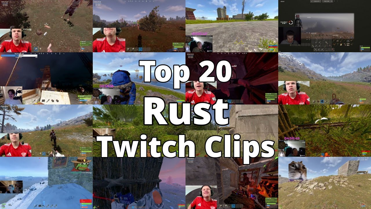 Top 20 Most Watched Rust Twitch Clips of The Week
