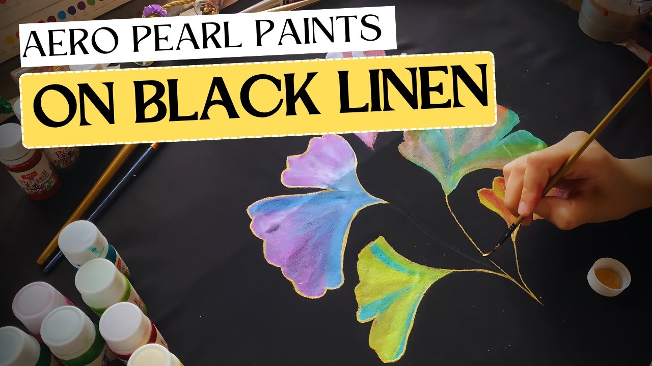 How to Use Aero Pearl Fabric Paints | Easy Fabric Painting Guide