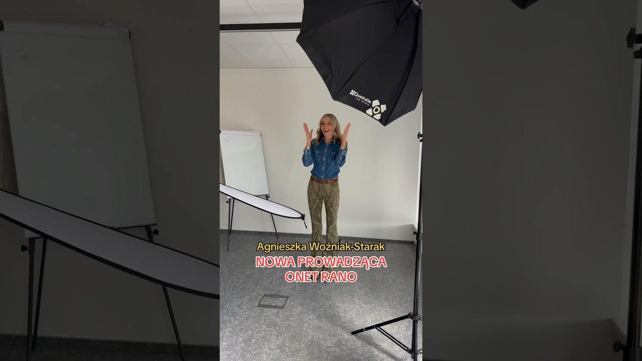 Backstage sesji zdjęciowej nowej prowadzącej Onet Rano, Agi Woźniak-Starak! Debiut? 15 kwietnia!