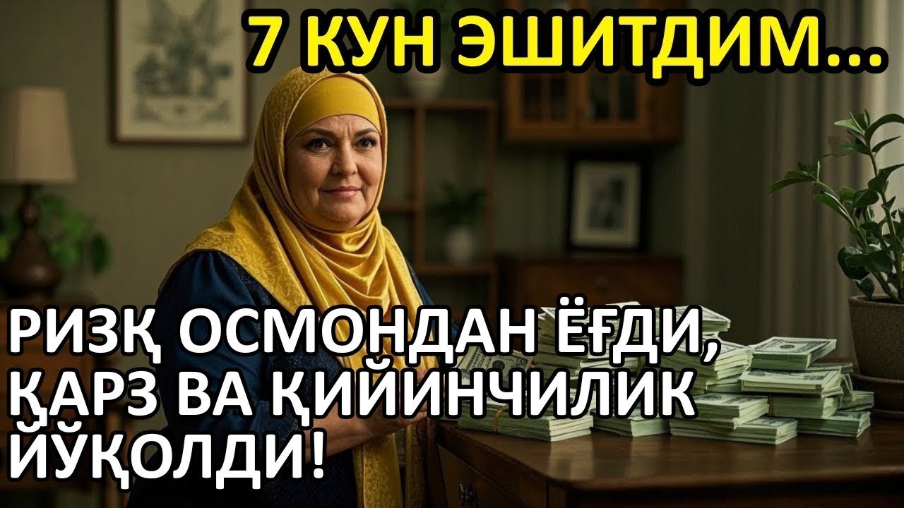 МЕН 10 ДАҚИҚА ИЧИДА СИНАБ КОʻРДИМ – ДУНЬОНИНГ ПУЛИ БУГУНИЙ КУНДА КЕЛДИ! ✨