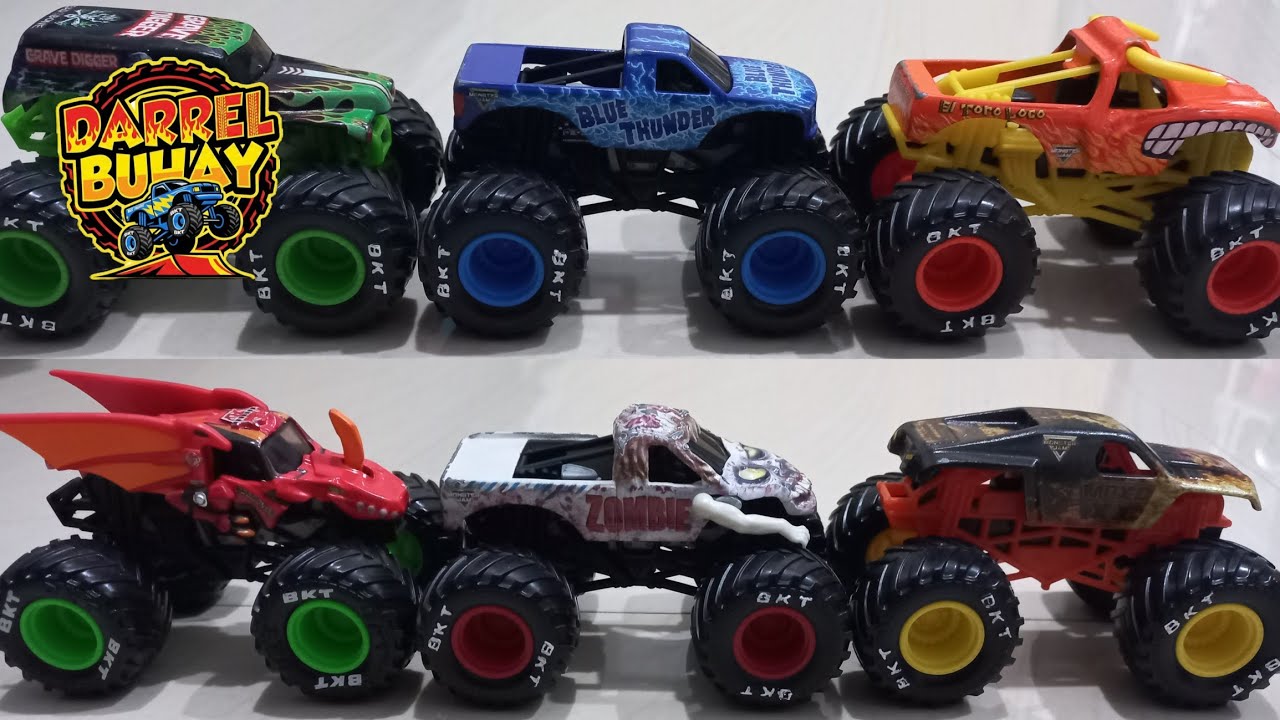 Added White BKTs On My Monster Truck Tires | Monster Jam Trucks