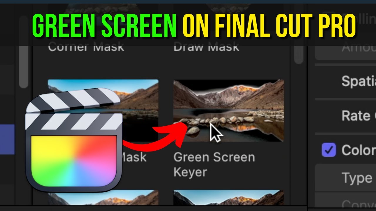 How to Use a Green Screen in Final Cut Pro