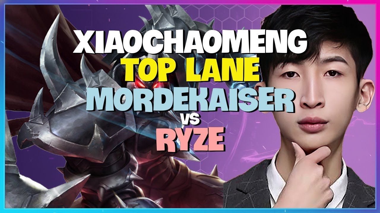 XiaoChaoMeng Godlike Challenger Mordekaiser Top Lane Masterclass Engsub