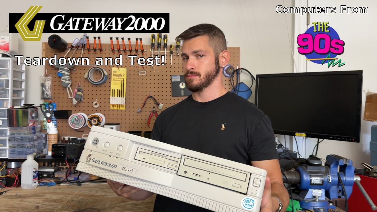 Gateway 2000 486! Из 1993 года вам, с любовью! Разборка и тестирование.