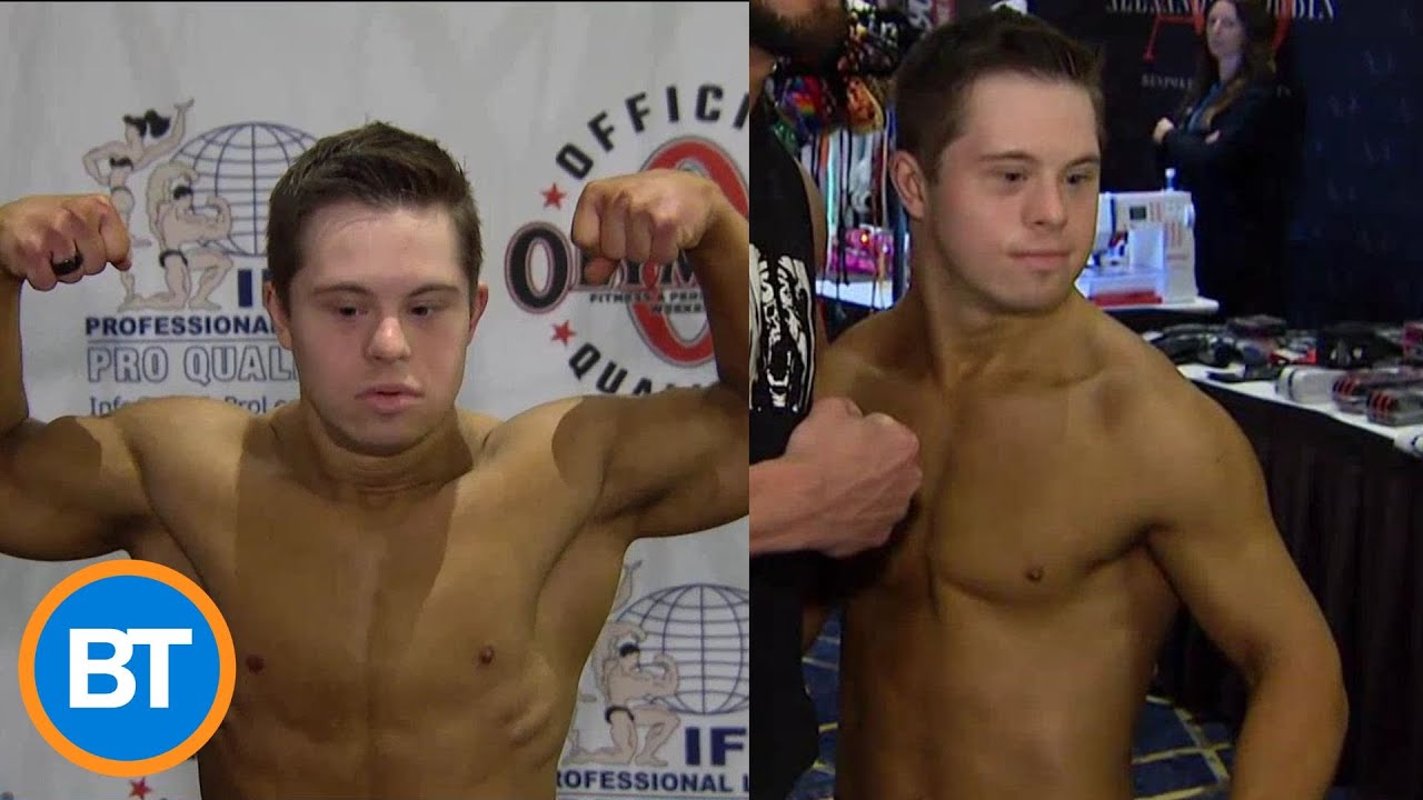 This bodybuilder is defying the stigma around Down Syndrome and breaking records
