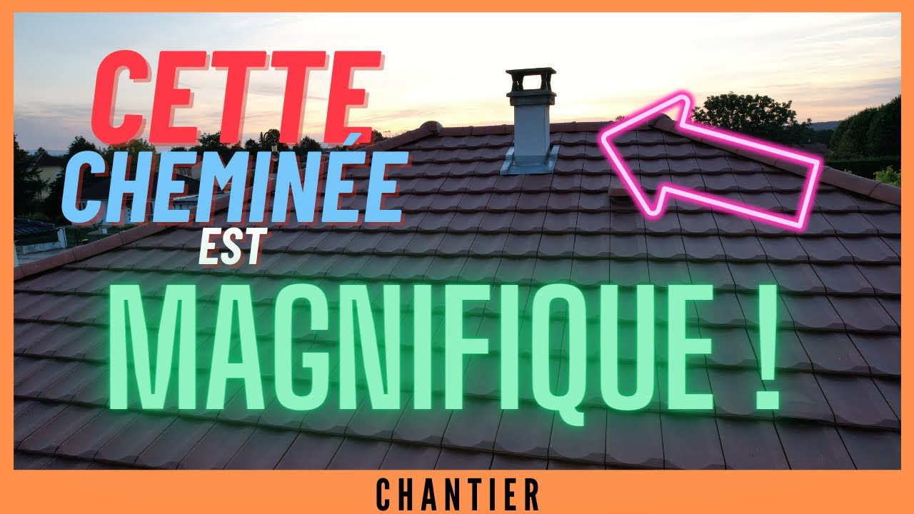 Bandes porte solin zinc et enduit de cheminée
