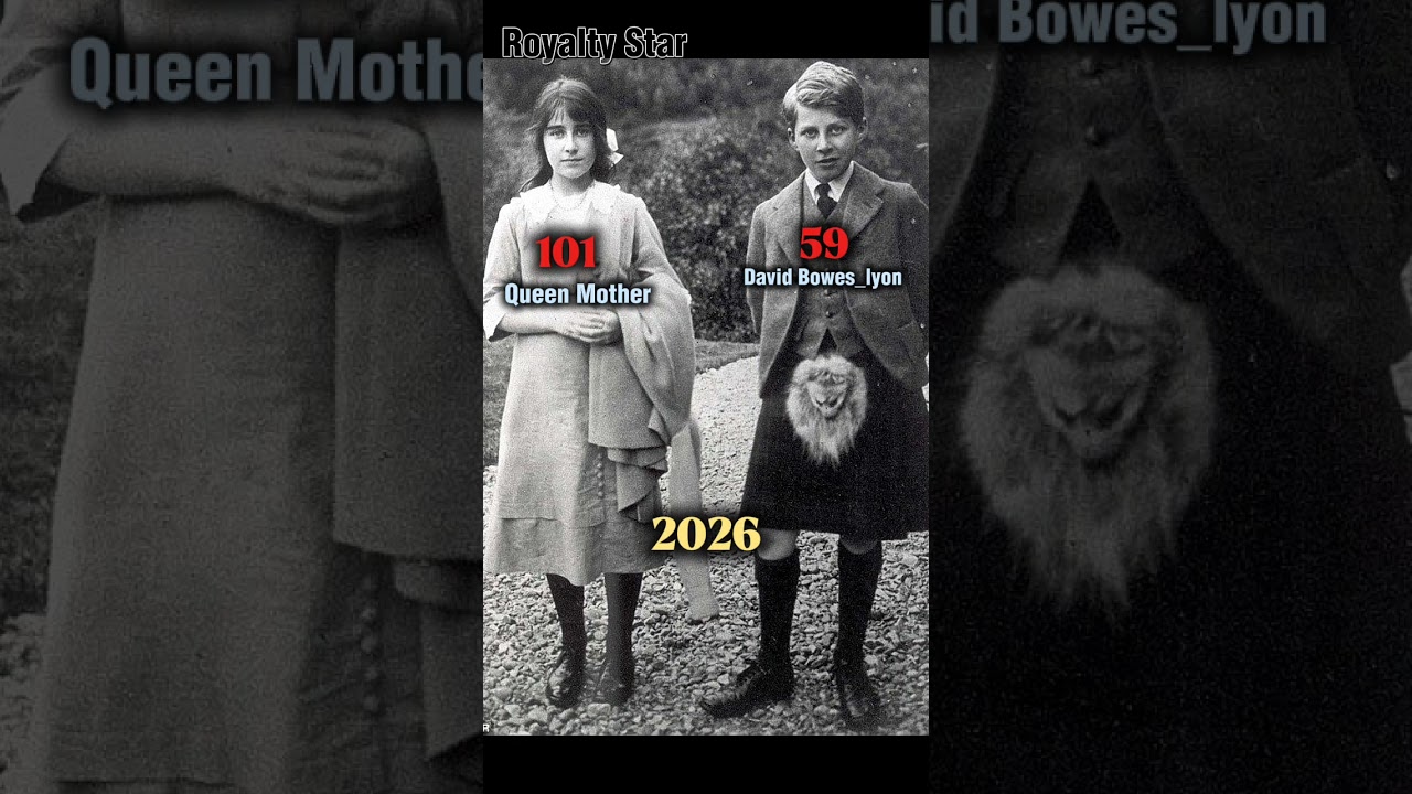 Queen Mother with brother in 1915 & now #britishroyalfamily #royalfamily #history #shortsfeed
