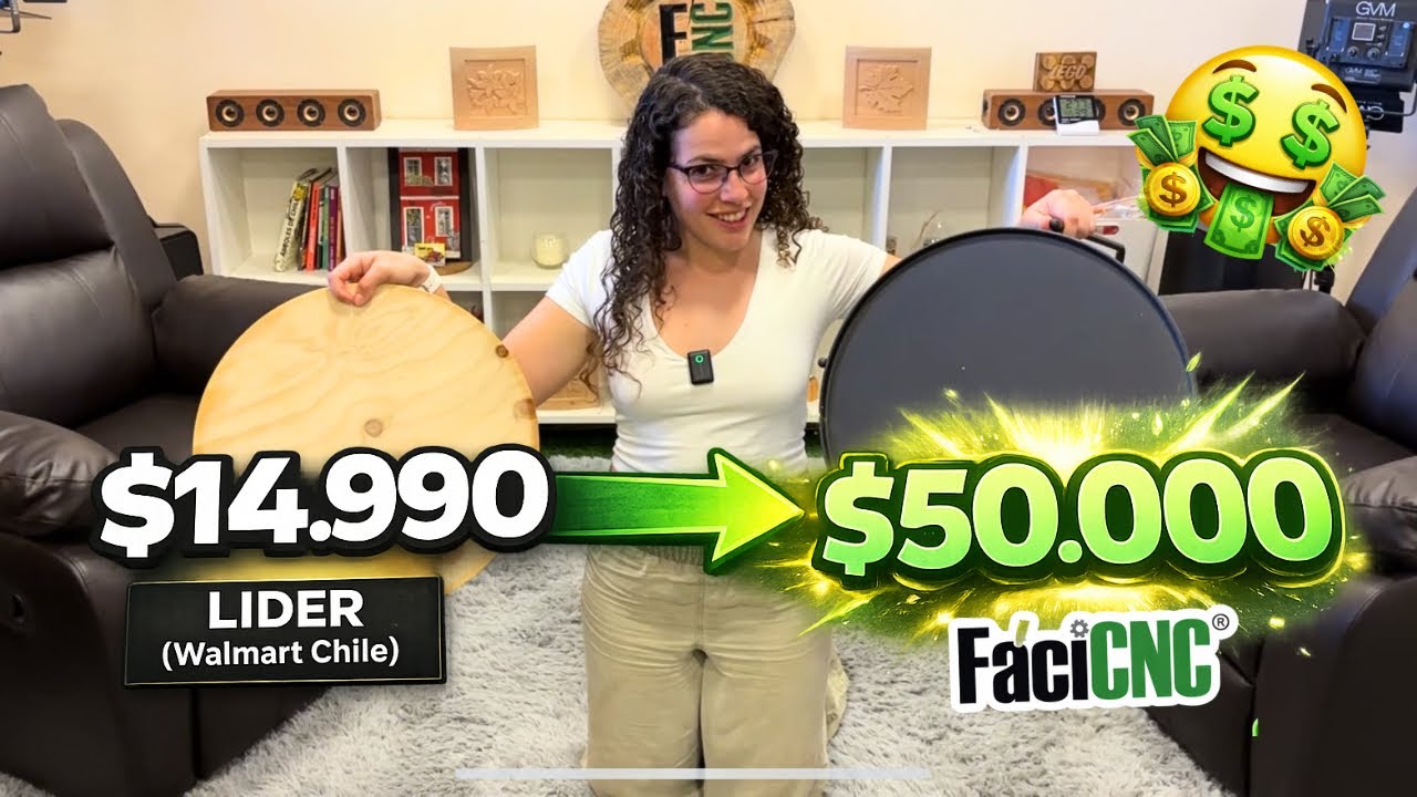 Compré una mesa en Lider por $14.990… y la convertí en un producto de $50.000